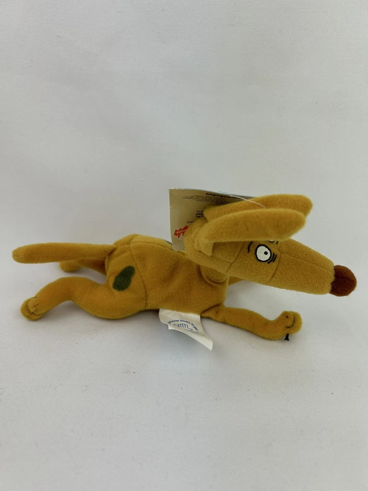 Rugrats Spike The Dog 7” Mini Applause Bean Bag 1997 Nickelodeon Plush Toy