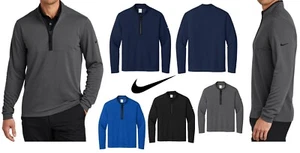 NIKE MID-WEIGHT, 1/2 ZIP PULLOVER /COVERUP, CONTRAST DETAILS, BREATHABLE, XS-4XL - Picture 1 of 9