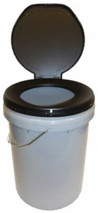Leisurewize Portable Camping Festival Outdoor Need-a-loo Bucket Toilet with Lid - Picture 1 of 4