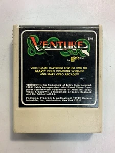 Cartucho de videojuego Venture Exidy Inc Atari 2600 1982 Coleco - Imagen 1 de 6