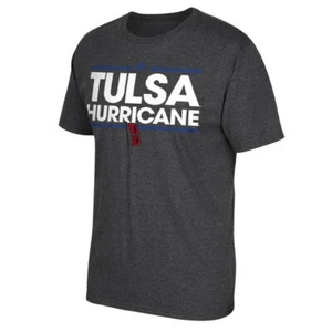 Tulsa Golden Hurricane NCAA Adidas Dassler Team Graphic Men's Grey T-Shirt - Picture 1 of 2