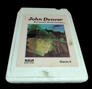 John Denver Farewell Andromeda 8-Track Cartridge Tape Untested, As-Is - Picture 1 of 6