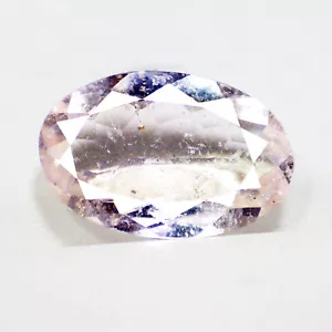6,70 Ct Glamour Fuoco Ovale (17 x 11 mm) 100% Naturale Rosa Chiaro Gemme Morganite - Foto 1 di 5