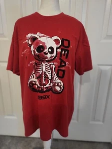 Men's Brisco Brands T-Shirt Red Size L - Picture 1 of 4