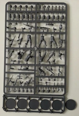 US Infantry (American GIs) Sprue + Bases - Bolt Action - Warlord Games [New]