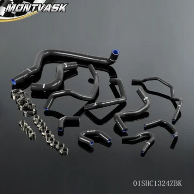 APTO PARA 90 - 93 HONDA ACUERDO CB7 F22A F20A SILICONA RADIADOR CALENTADOR MANGUERA NEGRO Foto 1 de 4