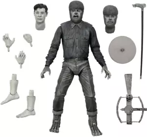 Universal Monsters Ultimate Wolfman black&Blanco Lon Chaney action figure NECA - Imagen 1 de 4