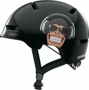 Casco Abus Scraper 3.0 Niño Negro Brillante Mono Bicicleta Monopatín PEQUEÑO - MEDIANO - Imagen 1 de 11