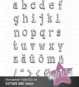 Kulricke Stempel "ABC klein" Clear Stamp Motiv-Stempel - Bild 1 von 1