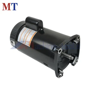 B2855 Pool Pump Motor Square Flange Threaded Shaft Swimming Pool Pump 2HP 230V - Picture 1 of 24