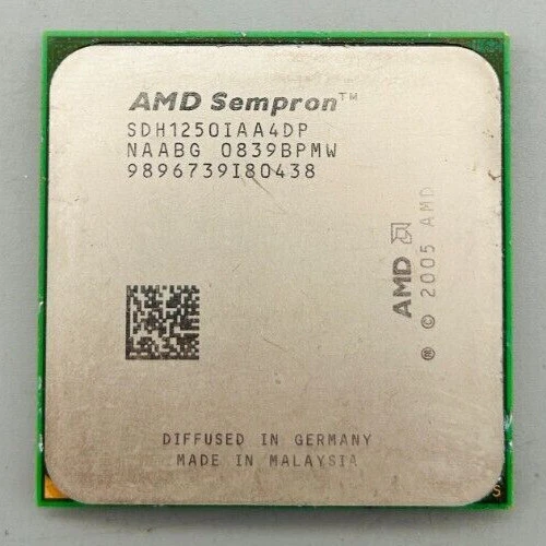AMD Sempron 64 LE-1250 2.2GHz/512KB Sockel/Socket AM2 SDH1250IAA4DP 45 Watt CPU - Immagine 1 di 1