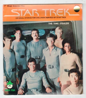 STAR TREK 'The Time Stealer' 45RPM 7" Vinyl Record New Sealed PETER PAN 1979 - Image 1 of 4