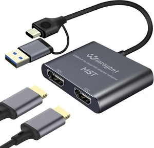 Markenloser USB-C auf HDMI Adapter für Dual Monitor - Bild 1 von 1