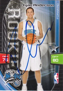 RYAN ANDERSON ORLANDO MAGIC SIGNED CARD SUNS ROCKETS MIAMI HEAT MAGIC NETS - Picture 1 of 1