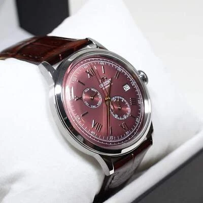 Orient Bambino Version 8 Red Dial Automatic Men's Watch RA-AK0705R30B - Image 1 of 4
