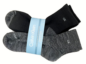 Calvin Klein Men's Cushion Quarter Socks 4 , 8-Pair