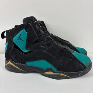 Jordan True Flight GG Youth Shoes US 7Y EU 40 Black Rio Teal 342774-014 - Picture 1 of 7