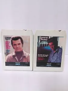 2 Conway Twitty 8 Tracks - I'm Not Through Loving You & Never Been This Far MCA - Foto 1 di 9