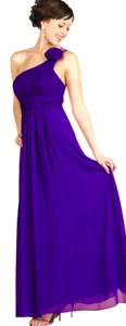 Abendkleid Empire-Kleid Brautjungfern One-Shoulder Brautmutter Gr 44 2XL NEU - Bild 1 von 5