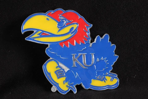 KU Jayhawks Enameled Belt Buckle 2005 University Of Kansas Big Jay Cover
