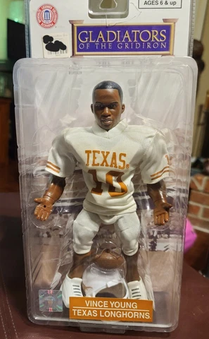 Vince Young Texas Longhorns Gladiators Of The Gridiron NCAA Nfl Figure Brand New Cover