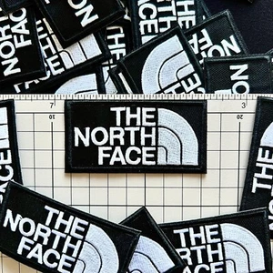 Set of 10x TNF Rectangle Logo Embroidered Patch-Badge Iron/Sew on FREE SHIPPING - Picture 1 of 77
