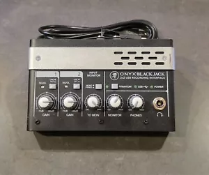 Mackie Onyx Blackjack 2x2 USB Audio Interface Mic Preamps 24-bit/48kHz w/ cable - Picture 1 of 2