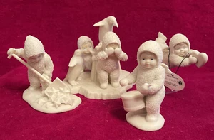 Lot Of Four Department 56 Snowbabies Figurines - Picture 1 of 12
