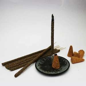 100% Natural Palo Santo Bursera Graveolens Hand Made Peru Incense Sticks & Cones - Picture 1 of 1