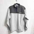 Vineyard Vines Quilted Quarter Snap Pullover Sweatshirt French Terry Large Gray