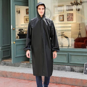 Raincoat Waterproof Poncho Rainwear Unisex Reflective Jacket for Travel Fishing - Picture 1 of 7