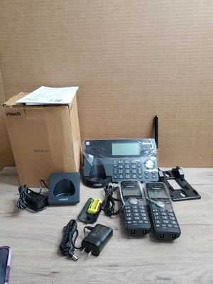 VTech IS8121-3 Silver Black Super Long Range Bluetooth Connect Answering Machine - Изображение 1 из 4