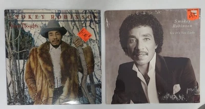 (2) Smokey Robinson New/Sealed LP Albums - Warm Thoughts/Yes It's You Lady - Image 1 of 2