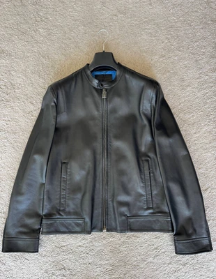 NUEVA Chaqueta de Cuero Porsche Design Bicolor Motocross Para Hombre Talla 50 Foto 1 de 4