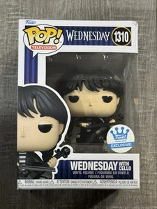 Funko Pop - Wednesday With Cello - #1310 - New In Box - Picture 1 of 7