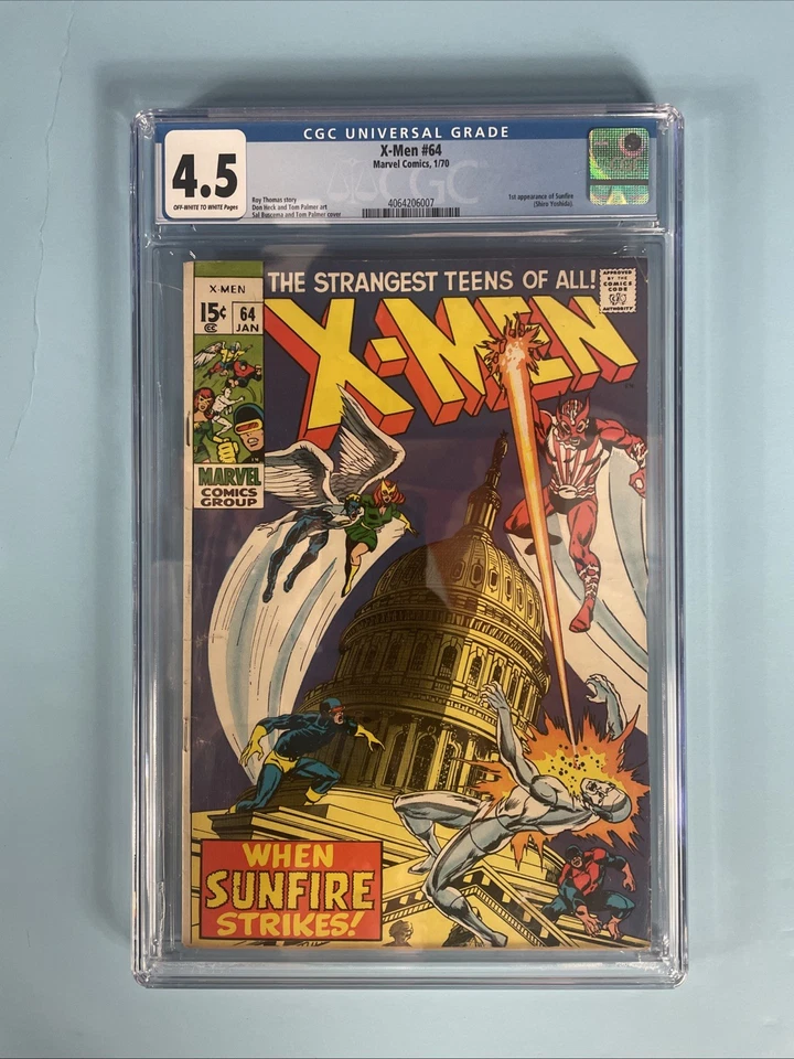 X-Men #64 CGC 4.5  1970 - Image 1 of 3