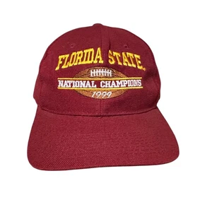 Vintage 1999 Florida State Seminoles National Champions Snapback Maroon Hat - Picture 1 of 11