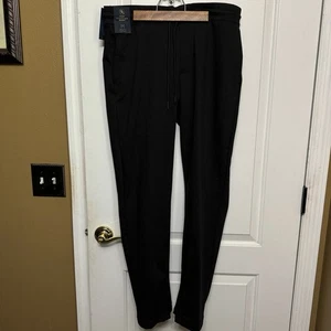 Hart Schaffner Marx Herrenhose mit elastischem Bund Größe M 30 L x 34 W schwarz Jogginghose neu mit Etikett - Bild 1 von 7