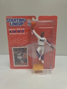 Vin Baker Milwaukee Bucks Kenner Startaufstellung SLU 1997 NBA Figur und Karte - Bild 1 von 6
