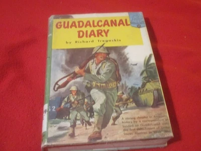 Guadalcanal Diary Tregaskis Landmark #55 WWII Japan Pacific Vintage 1955 X-Libra - Image 1 of 4