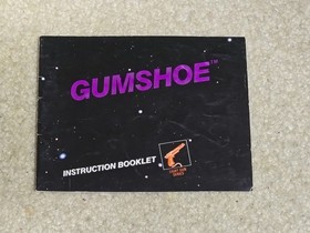 GUMSHOE AUTHENTIC ORIGINAL INSTRUCTION MANUAL GAME BOOK NINTENDO NES HQ