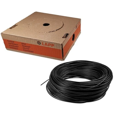 100m Rolle KFZ-Leitung 1x0.75mm²  SCHWARZ Fahrzeugleitung Kabel Litze KFZ Steuer - Bild 1 von 4