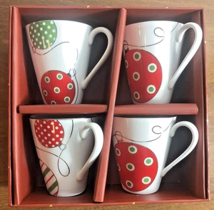 Lenox Merry and Bright Weihnachtsschmuck Becher Tasse 4er Set - Bild 1 von 7