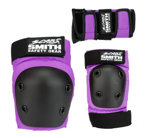 Smith Scabs Tri Pack Purple Youth Pads Set - Picture 1 of 4
