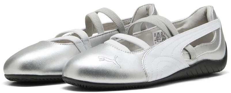 Size 5.5 - Puma Speedcat Ballet Metallic - Silver W