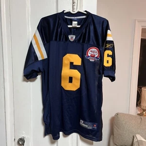 NEW YORK JETS MARK SANCHEZ THROWBACK NFL JERSEY - Picture 1 of 15