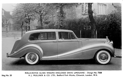 罗尔斯·罗伊斯广告银币,老式 3 X 5 照片 (B264) — 第 1/2 张图片