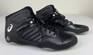 Asics JB Elite III Wrestling Shoes Men's Sz 14 Black Athletic Sneakers J702N - Picture 1 of 13