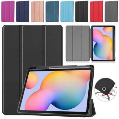For Samsung Galaxy Tab S6 Lite 10.4in 2024 Shockproof Leather Smart Case Cover - Image 1 of 4