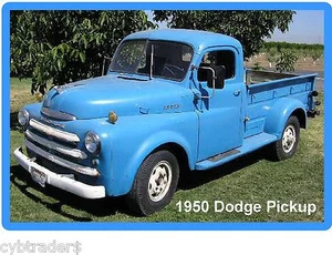 Dodge 1950 camioneta refrigerador/caja de herramientas imán Man Cave - Imagen 1 de 1